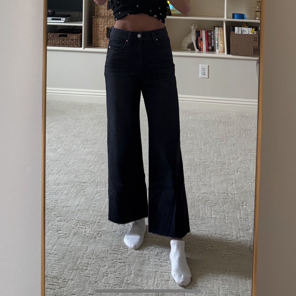 PAIGE Anessa Black Denim Jeans